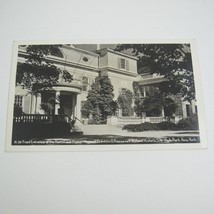 Real Photo Postcard RPPC Franklin D. Roosevelt FDR Home Entrance Hyde Park NY - £15.92 GBP