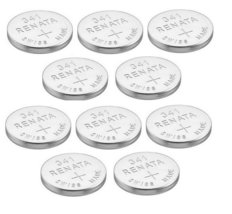 Renata 341 SR714SW Batteries - 1.55V Silver Oxide 341 Watch Battery (10 Count) - £18.92 GBP