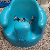 Bumbo Baby Infant Seat Excellent Used Condition Seatbelt South Africa Blue - $20.00