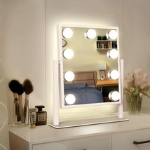 Weily Hollywood Makeup Mirror With Lights,Large Lighted Vanity Mirror, White - £41.55 GBP