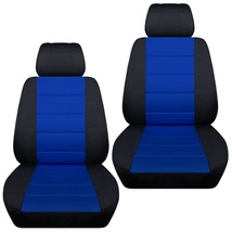 Front set car seat covers fits Chevy HHR 2006-2011 black and dark blue - £55.14 GBP+