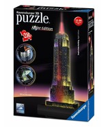 Ravensburger 3D Puzzle Night Edition 216 pieces Empire State Building co... - $19.99
