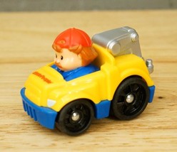 Fisher Price Hard Plastic Transportation Toy Little People Wheelies Tow ... - $9.89