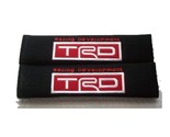 TRD Embroidered Logo Car Seat Belt Cover Seatbelt Shoulder Pad 2 pcs - $12.99