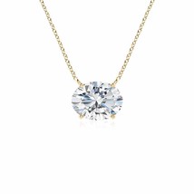 ANGARA Lab-Grown Diamond Pendant Necklace in 14k Gold (Carat-1.15Ct.tw) - £1,332.90 GBP