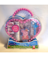 Peppa Pig Valentine Activity Set Activity Pad Stickers Scissors Stamper ... - £7.76 GBP
