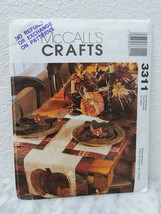 McCall&#39;s Pattern #3311 Fall Decorations Pumpkins Placemats Napkins &amp; More Autumn - £3.91 GBP