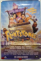 THE FLINTSTONES Videocassette and Laser-disc Movie Poster made in 1994 - £9.64 GBP