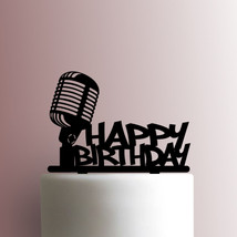 Microphone Happy Birthday 225-A090 Cake Topper - $15.99+