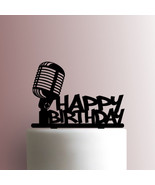Microphone Happy Birthday 225-A090 Cake Topper - $293.32 MXN+