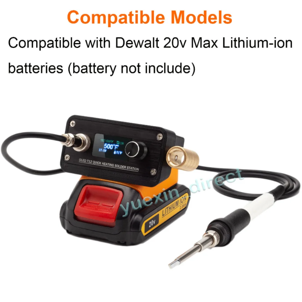 For ??? Dewalt 20v Max Battery soldering station/ 18v Cordless portable T12 Sold - £137.48 GBP