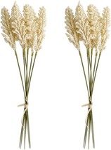 Amosfun 2 Bouquet Artificial Wheat Dried Natural Wheat Natural Dry Wheat... - $31.99
