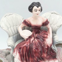 Figurina Lane &amp; Co.Victorian Lady per Fiori Los Angeles California Ceramiche Vtg - £109.05 GBP