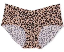 M  Black Tan Cameo Basic Leopard NO SHOW Smooth Victorias Secret Hiphugger Panty - £8.77 GBP