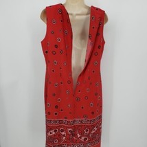 Sag Harbor Petite Sleeveless Shift Dress Women&#39;s Size 8P Red Knee Length - £15.84 GBP