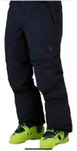 Spyder Men&#39;s Repreve Black Insulated Ski Snowboard Winter Snow Pants  , ... - £60.98 GBP