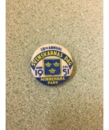 18th svenskarnas dag minnehaha park 1951 pin pinback   - $249.28 MXN