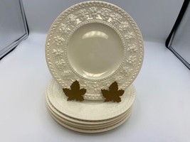 Wedgwood China WELLESLEY Dessert Plates 7 5/8&quot; Made in England Set of 6 - £71.93 GBP