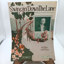 Antique Sheet Music, Swingin Down the Lane by Gus Kahn and Isham Jones, ... - $18.39