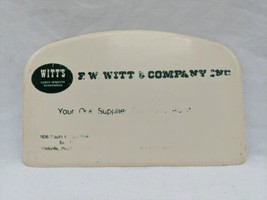 Witts Spice Company Promotional Plastic Divider F W Witt And Company Inc... - £28.41 GBP
