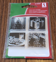 Inkadinkado Christmas Holiday Cookies and Presents Clear Stamps - $4.94