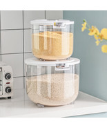 Household Transparent Insect-proof Moisture-proof Seal Rice Bucket Stora... - £32.70 GBP+