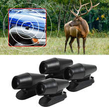 New 4 Pack Deer Warning Whistle for Car Deer Warning Unit Animal Whistle with Ex - £11.60 GBP