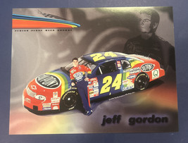 Jeff Gordon 1999 Hero card  - 8X10 Promotional Card - Nascar Racing - £4.60 GBP