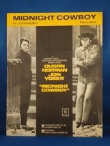 John Barry Midnight Cowboy Vintage Sheet Music Dustin Hoffman Jon Voight - £2.99 GBP