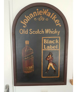 Extremely Rare! Johnnie Walker Wooden 3D Big Old Vintage Advertising Sig... - $10,936.00 MXN