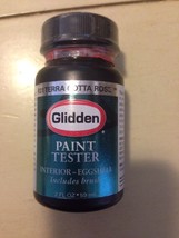 Glidden ® Int Paint Tester - Terra Cotta Rose R31 - 2 Fl Oz New In Bottle - £9.26 GBP