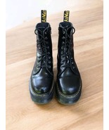 Dr Martens Jadon Platform Air Wair Boots Mens 9 Womens 10  Black Smooth ... - £68.14 GBP