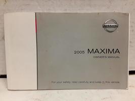 2005 Nissan Maxima Owners Manual [Paperback] Nissan - £16.81 GBP
