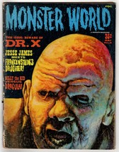 *MONSTER WORLD #8 (1966) Doctor X; Billy the Kid Vs. Dracula; The Golem; More! - £35.97 GBP