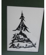 &quot;Nativity&quot;Original  Scissors Cut Art limited ed Print by Gertrud Richter... - €73,26 EUR