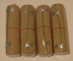 Elastic Bandages with Clips 6 inches x 5 yards lot of 4  - £7.58 GBP