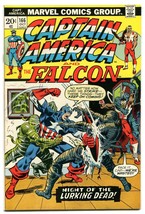 Captain America 166 NM 9.2 Marvel 1973 Bronze Age The Falcon Yellow Claw - £47.76 GBP