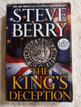 The King&#39;s Deception by Steve Berry (2013, Cotton Malone #8, Large Print) - £1.77 GBP