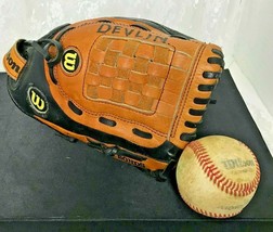 Wilson Leather Baseball Glove Left Hand 11 1/2&quot; A2145 AS9 Barry Bonds Fl... - £10.97 GBP