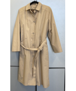LONDON FOG MAINCOATS Women&#39;s Long Beige TRENCH COAT w Removable Liner* 1... - £31.37 GBP