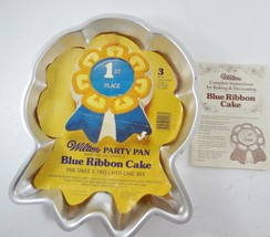 Wilton Blue Ribbon Cake Mold Cake Pan Cover Sheet 2105-2908 Booklet 502-... - £15.82 GBP
