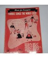 Music For Everyone No. 2 Famous Songs The World Over 1952 Remick Music N56 - $9.90