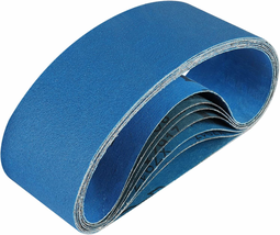 Belt Sander Paper, 4 X 36 Inch Sanding Belts, Zirconia Metal Sandpaper Belt, 8Pc - £27.72 GBP