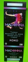 Madonna Confessions On The Dance Floor Original 2005 UNUSED Show Concert Ticket - £10.70 GBP