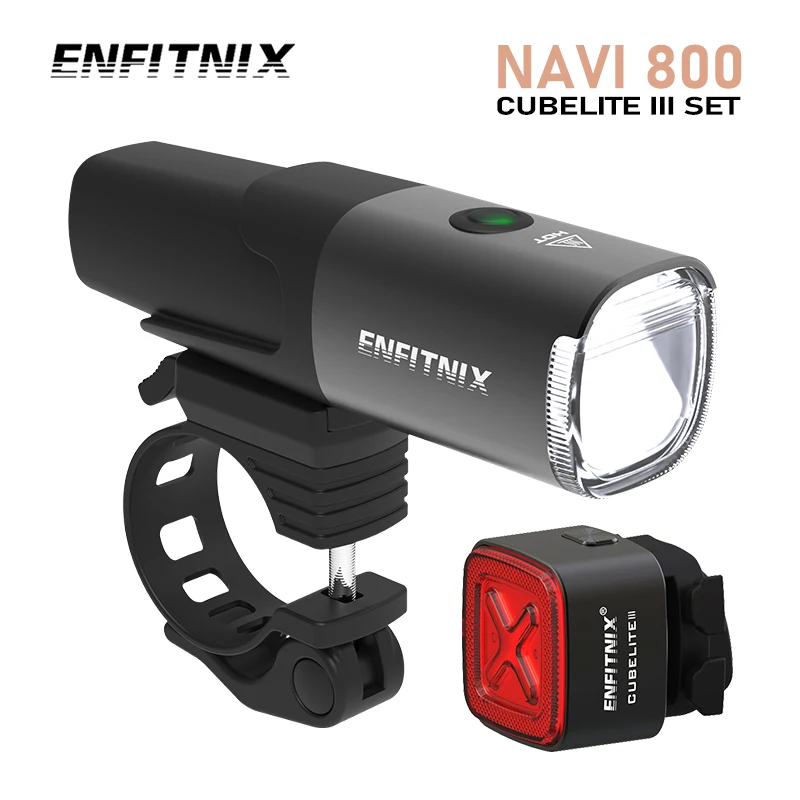 Enfitnix Navi800 Bike Smart Headlights Taillights Set Road MTB  Front Light - £67.65 GBP+