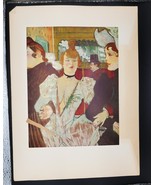 Vtg La Goulue Moulin Rouge Henri de Toulouse Lautrec Abrams Art Book Pri... - $548.60 MXN