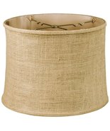 Royal Designs Bell Drum Designer Lamp Shade, Burlap, 12 x 13 x 10 - DS-8... - $93.35 CAD+