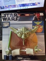 Halloween Disney Star Wars Yoda Pumpkin Push In 3 Piece Head Arms NIP - $13.99