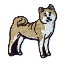 Akita Dog Patch Iron on No Name - $6.50