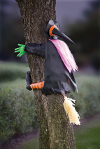 Sunstar Industries 60073 Betty Bash Crashing Witch Into Tree Halloween Decoratio - £89.48 GBP